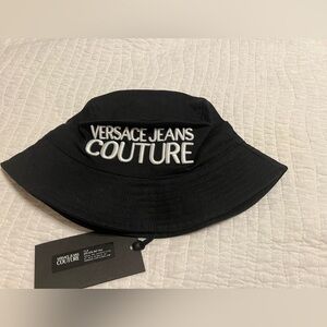 Versace Jeans Couture Black Bucket Hat